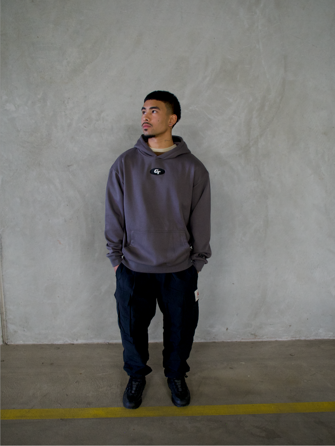 GT-90's Hoodie - Iron Grey